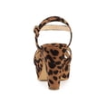 thumbnail image 2 of BLISSFUL STEP Women's Strap Platform Chunky Heel Slingback Sandals, 2 of 7