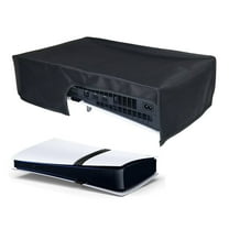 for PS5 Pro Dust Cover, Horizontal Mode Dustproof Shell Protective Sleeve for PS5 Pro Disc & Digital Console, Oxford Cloth Anti-Scratch Waterproof Easy Access Cable Port