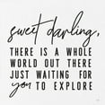 thumbnail image 2 of Lux + Me Designs 20x20 Black Ornate Wood Framed with Double Matting Museum Art Print Titled - Sweet Darling, 2 of 4
