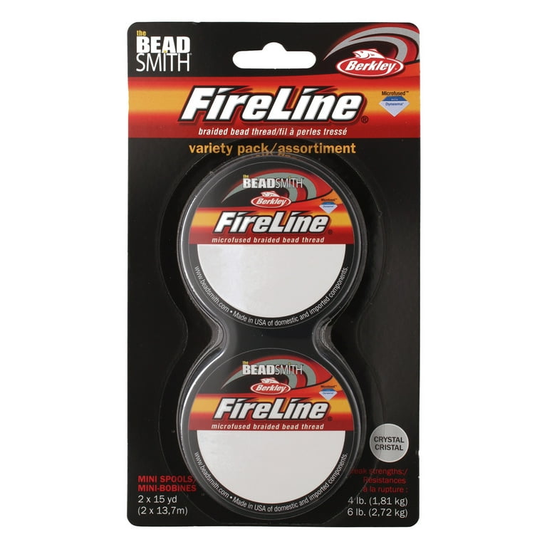 Fireline 2pk 4 & 6 lb 15 yds per spool Fireline 2pk 4 & 6 lb 15 yds per spool