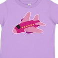 thumbnail image 4 of Inktastic Girls Pink Airplane Pilot Girls Toddler T-Shirt, 4 of 5