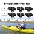 thumbnail image 1 of Boating 6 Juegos de Tornillos de Kayak Hardware de Tuercas para la Canoa de Riel de Montaje de de Kayak Accesorios para Botes de Pesca, 1 of 7