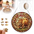 thumbnail image 5 of 7.4in 83pc Acrylic Jigsaw Puzzle Suncatcher – Sun Catcher Puzzle for Windows Hanging, Home & Garden Gift #001, 5 of 6