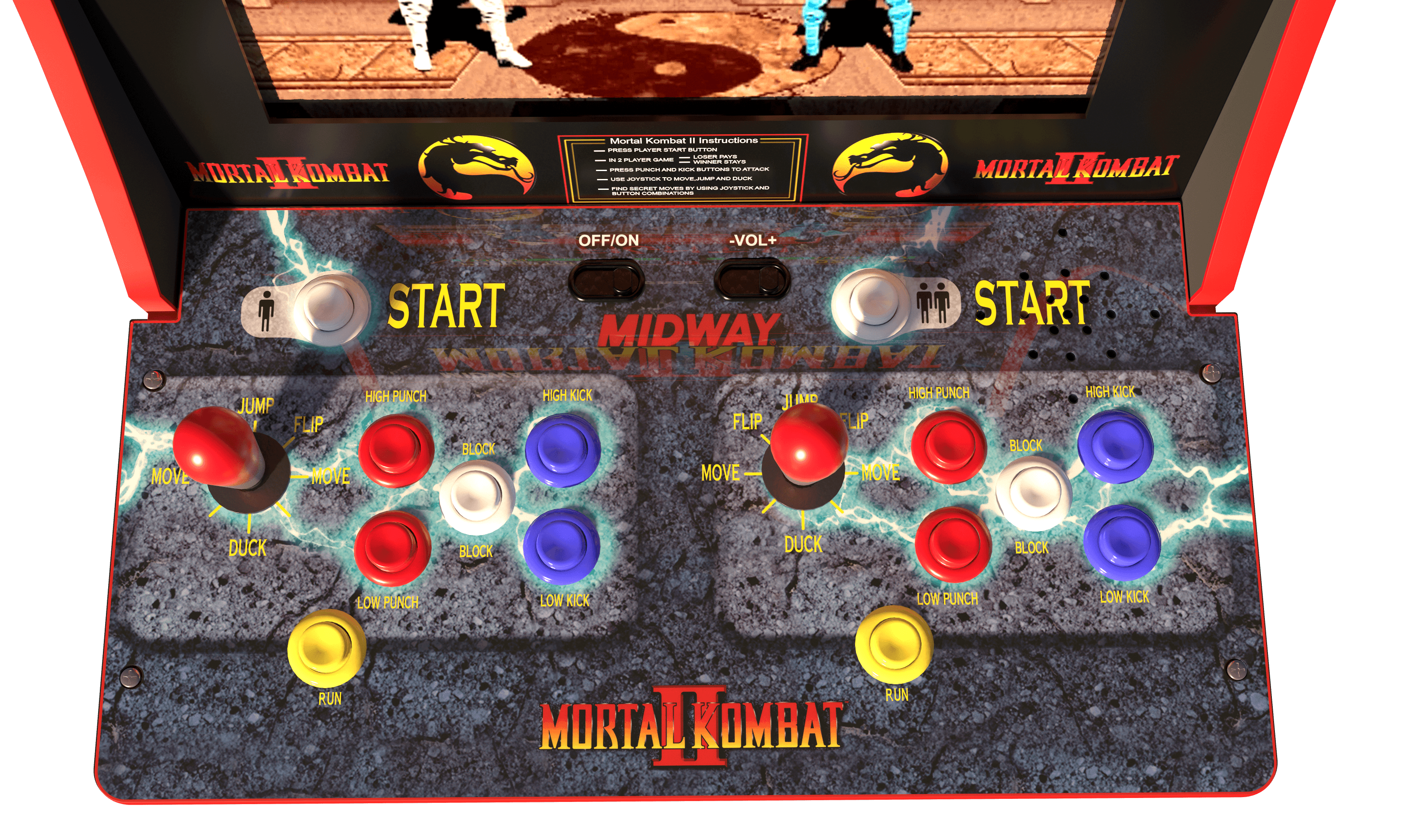 Arcade1Up, Mortal Kombat Arcade Machine without riser, 4ft (Includes Mortal Kombat I,II, III) (Pick Up Today) - image 5 of 5