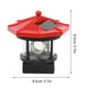 thumbnail image 3 of Farol LED solar con base giratoria | Escultura de jardín y adorno para patio, césped o balcón | Luz solar automática que se enciende del anochecer al amanecer, 3 of 5