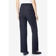 thumbnail image 2 of Woman Within Plus Size Petite Stretch Denim Wide-Leg Five-Pocket Jeans, 2 of 6