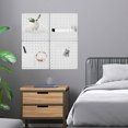 thumbnail image 4 of HAMPPLIES 1 Set of Panel Pegboard Easy Installation for Homeowners and Renters Gray, 4 of 6
