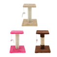 thumbnail image 4 of Rascando de Gato Poste Escalada Marco Accesorios de Domestico Fácil de utilizar Elegante H en forma de Brown Colco Pet Cat Climbing Frame, 4 of 8