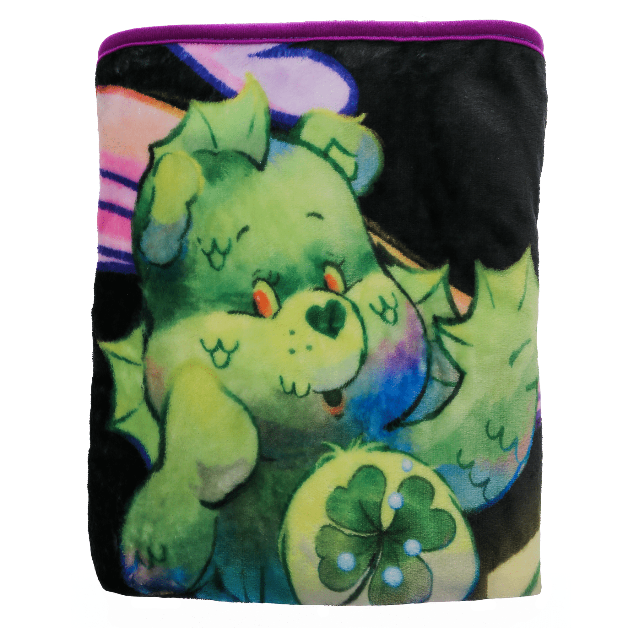 Care Bears and Universal Monsters Moon Scene Plush Fleece Throw Blanket 45" X 60"