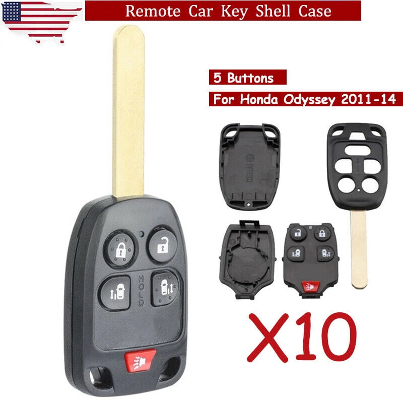 For 2010 2011 2012 2013 2014 Honda Odyssey Remote Key Fob Uncut Shell Case 