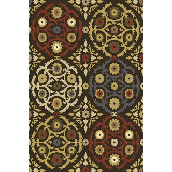 Home Dynamix Area Rugs: Royalty Rugs: HD4107-500 Brown