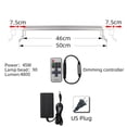 thumbnail image 1 of Fish Tank Light LED Aquarium Light Full Spectrum Freshwater Fish Tank Light with Adjustable Bracket, 1 of 7