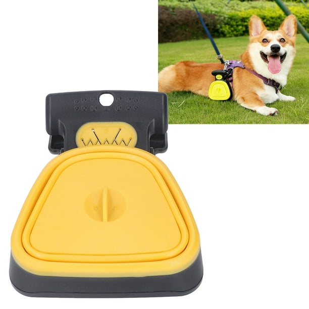 Recogedor de excrementos para perros, recogedor de excrementos portátil de mano con bolsa contenedor recogador de excrementos para perros simples y eficaz, extensible