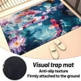 thumbnail image 2 of Koi Fish 3D Visual Floor Mat Polyester Non-Slip Rug For Indoor Hallway Living Room, 2 of 8