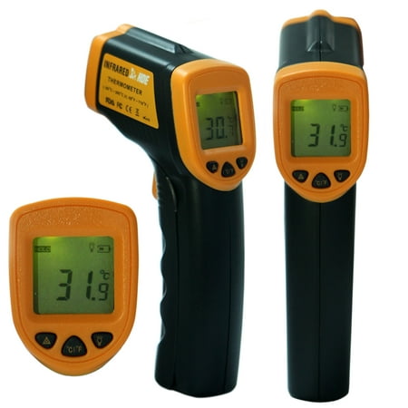 Infrared Temperature Gauge - HDE High Accuracy Infrared IR Thermometer Non-Contact Digital Temperature Gun