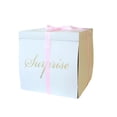 thumbnail image 1 of Caja sorpresa de regalo dulce para fiesta de cumpleaños de boda, cajas de embalaje de recuerdo, caja de almacenamiento de compromiso, hogar, Almacenamiento y organización del hogar cinta rosa Injueey HA081335-02, 1 of 6