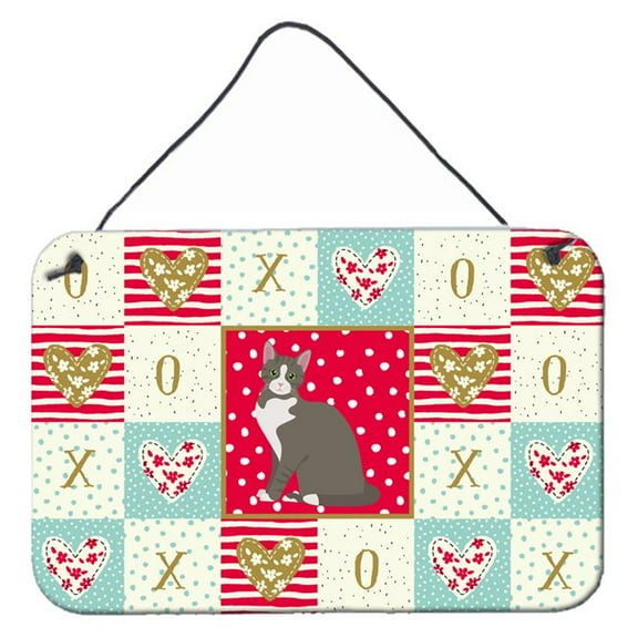 8 x 12 in. Brazilian Shorthair Cat Love Wall or Door Hanging Prints