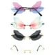 thumbnail image 1 of 4 pares de gafas de sol con alas de libélula, sin montura, con alas irregulares, 1 of 4