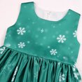 thumbnail image 6 of Dress Gift for Girls Girls Christmas Dresses Santa Snowflake Dress Princess Dress for Christmas Festival Party for 2-10 Years Save Big, 6 of 7