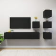 thumbnail image 5 of vidaXL TV Stand Set TV Console Sideboard TV Unit Cupboard Engineered Wood, 5 of 36