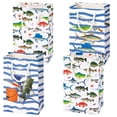thumbnail image 1 of Bolsas de regalo WERNNSAI para fiestas de pesca, 16 unidades, 20 x 12 x 8 cm, 1 of 7