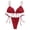 Red, variant on Elainilye Fashion Womens Swimsuits Plus Size Print Bikinis Sets Swimsuit Beachwear Padded Swimwear String Bikini,Red