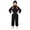 A251 Black, variant on Girls Winter Snowsuit Waterproof One Piece Ski Suit with Hood Warm Fleece Lined Jumpsuit for Outdoor Cold Weather