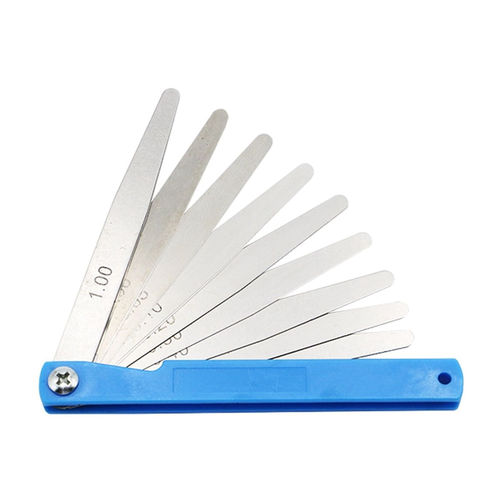 100 Mm Length Metric Feeler Gauge 0.02-1.00 Mm Feeler Gauge 17 Blades Measuring Tools ,Easy to Use
