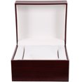 thumbnail image 2 of SHISUYAN 1Set Portable Watch Box Red Rectangular Wood for Men and Women Business Use, 2 of 8