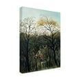 thumbnail image 4 of Trademark Fine Art Pictufy  Rendezvous In The Forest Canvas Wall Art, 4 of 4