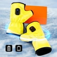 thumbnail image 3 of Electric Heated Motorcycle Gloves Fingerless Rechargeable Heating Snowboard Gloves Thermal ,Easy to Use, 3 of 7