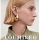 thumbnail image 3 of Women Extra Large Bottega Earring Dupes Hypoallergenic Chunkygoldhoopearrings Lightweight Waterdrop Teardrop Earrings Trendy Gold Waterdrop Earrings, 3 of 5