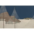 thumbnail image 2 of Kamisaka Sekka 18x13 Black Ornate Wood Framed Double Matted Museum Art Print Titled - Fishing Village (Ryoson) (1909-1910), 2 of 5