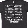 thumbnail image 4 of Inktastic I'm Just Getting Started- Pi Day Numbers T-Shirt, 4 of 5