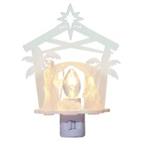 Holiday Time Nativity Set Night Light