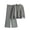 Gray, variant on Women's Knit Cotton Casual Tracksuits Set Cable Knit Hooded Sweatshirt and Wide Leg Pants 2 Piece Set