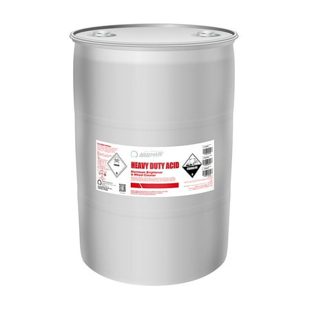 Nanoskin Heavy Duty Acid Aluminum Brightener & Wheel Cleaner 30 Gallons – For Professional Use Only | Industrial Strength Cleaner for Oxidation Removal, Aluminum Shine Restoration & Fleet Maintenance