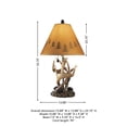 thumbnail image 3 of Signature Design by Ashley Derek Poly Table Lamp in Brown (Set of 2), 3 of 5