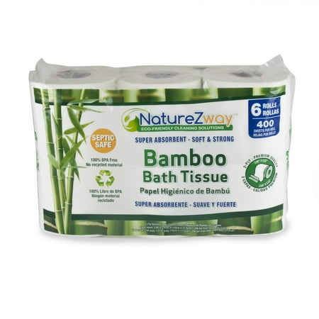 NatureZway Toilet Paper, 6 Rolls