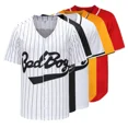 thumbnail image 2 of Camiseta de béisbol Bad Boy BIGGIE #10 para hombre, ropa deportiva para exteriores, camisetas de fiesta de hip hop, camisa holgada, bordado con logotipo, 2 of 5