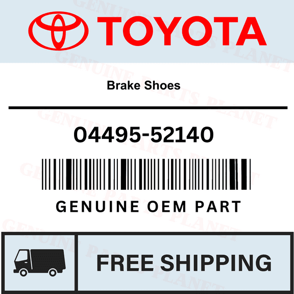 OEM GENUINE TOYOTA 2006-2014 Brake Shoes - 04495-52140