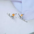 thumbnail image 6 of Hotpom Exquisite Tree Branch Bird Pendant Earrings, Fashion Pastoral Style for Daily Wear Jewelry Accessory Playful Casual Bird-Themed Earrings, 6 of 6