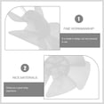 thumbnail image 3 of PAMINGONO Replacement Fan Blades For Table And Standing Pedestal Fans Easy Installation Fit Transparent Design, 3 of 8