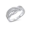 thumbnail image 1 of Designer Cubic Zirconia Ring Sterling Silver 925, 1 of 2