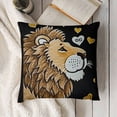 thumbnail image 3 of YINGXI Themed Who Loves Cute Decorative Throw Pillow Case for Home Living Room Nursery Decor, Lovers Girls Women Gifts 20x20in, 3 of 5