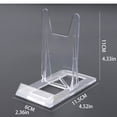 thumbnail image 4 of Inteprter Soporte para teléfono móvil PS, reemplazo transparente portátil, escritorio, oficina, tarjeta de nombre, marco de fotos, soporte Almacenamiento y organización del hogar, 4 of 6