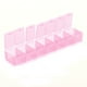 thumbnail image 5 of Divida caja de almacenamiento 7-rejilla acuarela paleta joyería viaje reempaque contenedor de plástico, 5 of 8