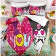 thumbnail image 6 of Sanrio Kuromi Bedding Set Cute Bed Quilt Cover Pillow Case Household Single Double Three Piece Set Children Cartoon Anima Gift, 6 of 11