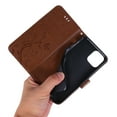 thumbnail image 4 of iPhone 11 Pro Max 6.5" Case Wallet, Allytech PU Leather Slim Lightweight Shockproof Cards Holder Full Protection Folio Flip Shell Anti-slip Hand Strap Covers for Apple iPhone 11 Pro Max,Coffee, 4 of 5