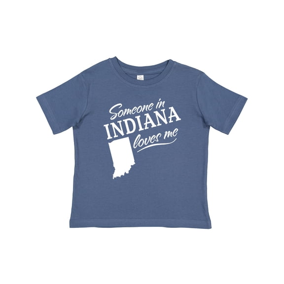 Inktastic Someone in Indiana Loves Me Boys or Girls Baby T-Shirt
